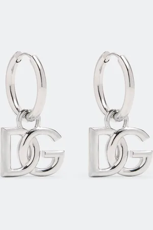 Dolce & Gabbana DG logo hoop earrings