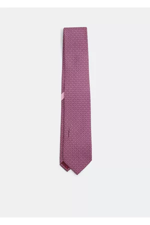 Salvatore Ferragamo Men Neckties - Gancini printed tie