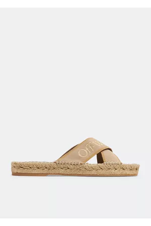 OFF-WHITE Women Casual Shoes - Bookish Criss-Cross espadrille sandals