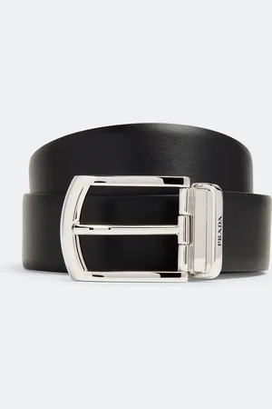 Prada Reversible Saffiano and leather belt