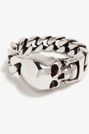 Alexander McQueen Skull Chain ring