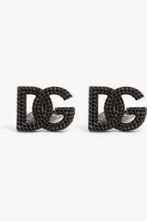 Dolce & Gabbana Rhinestone-embellished DG cufflinks