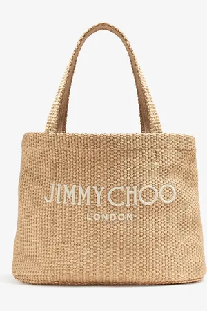 Jimmy Choo Raffia beach E/W tote bag