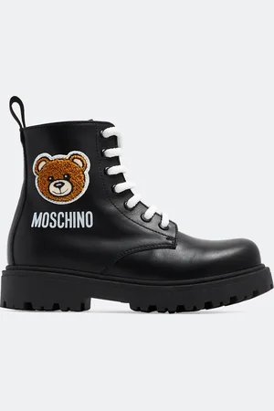 Moschino Teddy Patch ankle boots