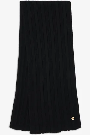VERSACE Medusa ribbed knit scarf