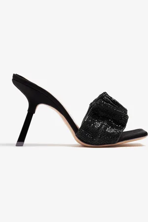 Sebastian Cher crystal 95 mules