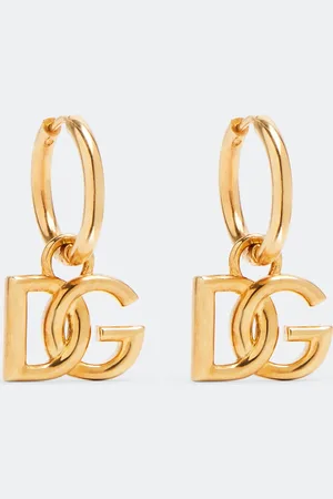 Dolce & Gabbana DG logo hoop earrings