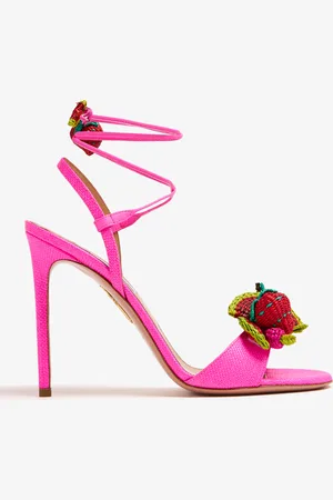 Aquazzura Strawberry Punch 105 sandals