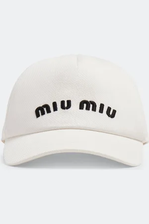 Miu Miu Drill baseball cap