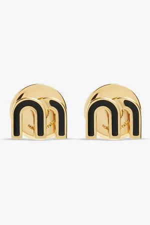 Miu Miu Enamelled metal earrings