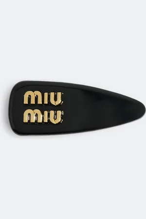 Miu Miu Patent leather hair clip