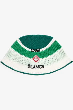Casablanca Stripe crochet hat