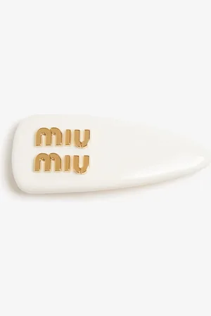 Miu Miu Patent leather hair clip