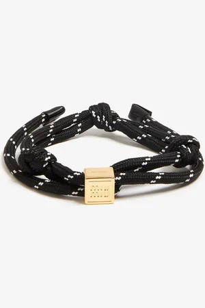 Miu Miu Cord and nylon bracelet