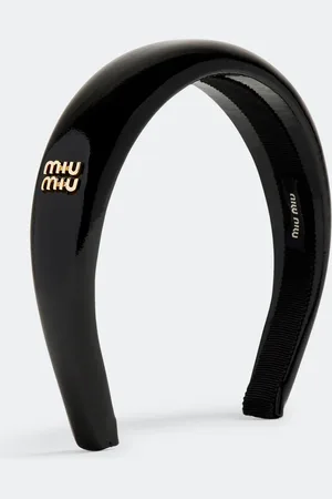 Miu Miu Patent leather headband