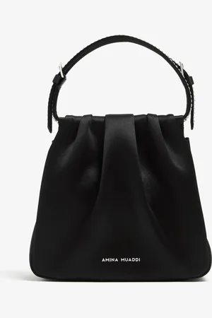 Amina Muaddi Vittoria crystal handle bag