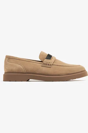 Brunello Cucinelli Suede penny loafers