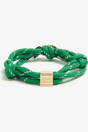 Miu Miu Cord and nylon bracelet