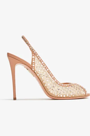 Aquazzura Crystal Lover 105 sandals