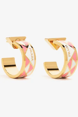 Prada Enameled metal earrings