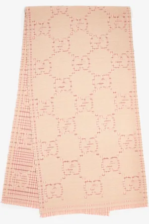 Gucci GG wool jacquard scarf