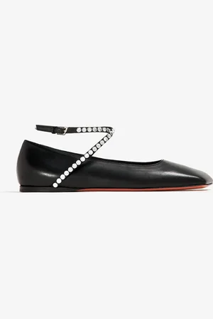 Amina Muaddi Ane ballet flats
