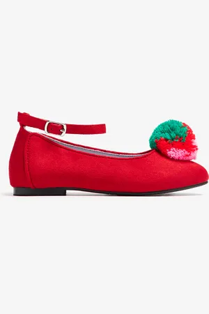 Stella McCartney Fluffy Fruit Tassel ballet flats