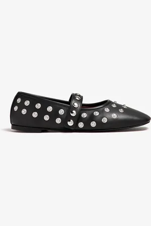Stella McCartney Ryder Popper-studded ballet flats