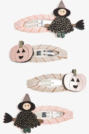 MIMI & LULA Witch & Pumpkin clips