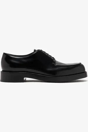 Prada Brushed leather derby shoes