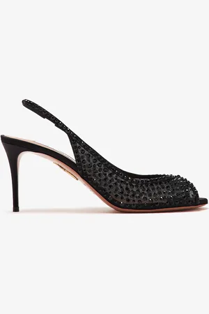 Aquazzura Crystal Lover 75 sandals