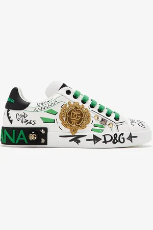 Dolce & Gabbana Portofino calfskin sneakers