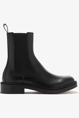 Alexander McQueen Leather Chelsea boots