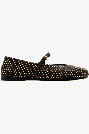 Prada Studded nappa leather ballerinas