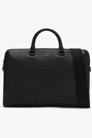 Ermenegildo Zegna Leather business bag