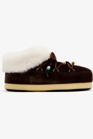 Moon Boot Suede Beads mules