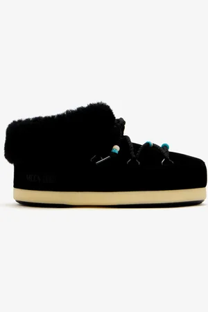 Moon Boot Suede Beads mules