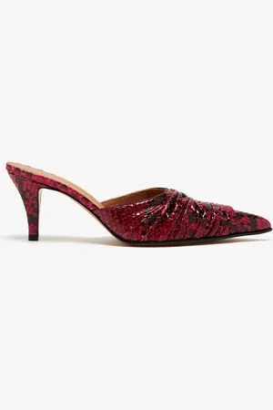 Alexander McQueen Birdee Ruched mules