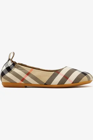 Burberry Check Nylon ballerinas