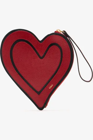 Chloé Symbols Heart flat pouch