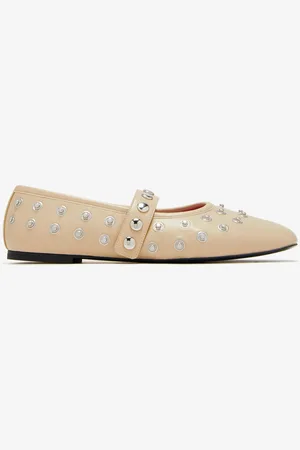 Stella McCartney Ryder Popper-studded ballet flats