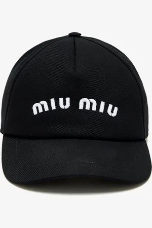 Miu Miu Drill baseball cap