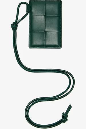 Bottega Veneta Cassette card case on strap
