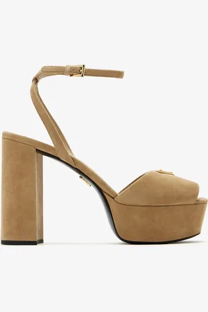Prada Suede platform sandals