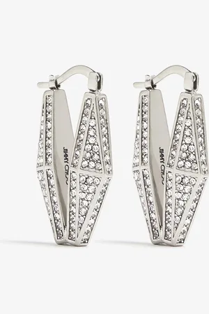 Jimmy Choo Diamond chain earrings