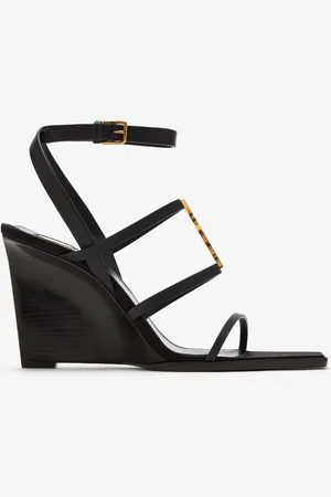 Saint Laurent Cassandra wedge sandals