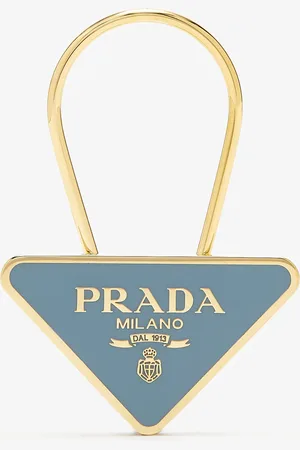 Prada Enameled metal key ring
