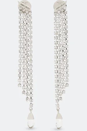 Jimmy Choo Saeda Fringe earrings