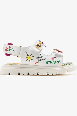 Dolce & Gabbana DG flowers calfskin sandals