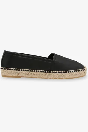 Saint Laurent Monogram leather espadrilles